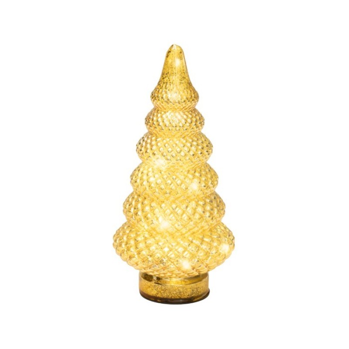 ALBERO VETRO MICROLED LUCE CALDA D.12 H.25.5
